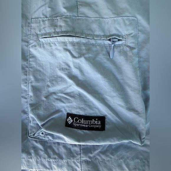 Columbia PFG Women’s Nylon Shorts M Blue Quick Dry Fishing Hiking Pockets - Picture 7 of 9